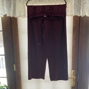 Women's Burgundy Pajama Pants